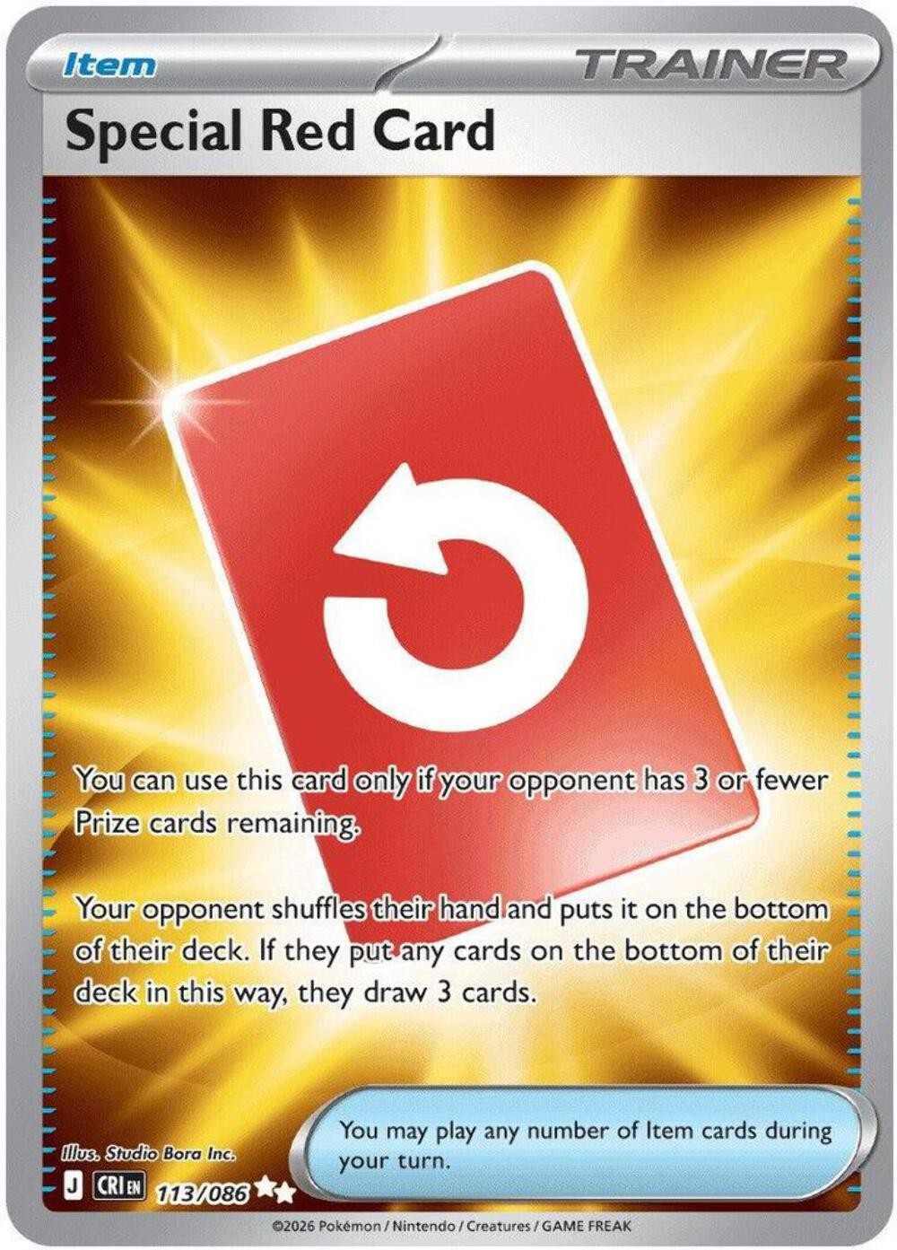 Special Red Card – 113/086 – ME04: Chaos Rising (CRI)