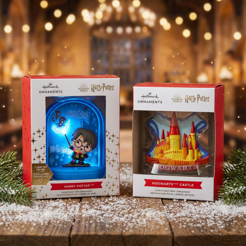 644 – Set of 2 Harry Potter Christmas Ornaments |Pod 1-74|