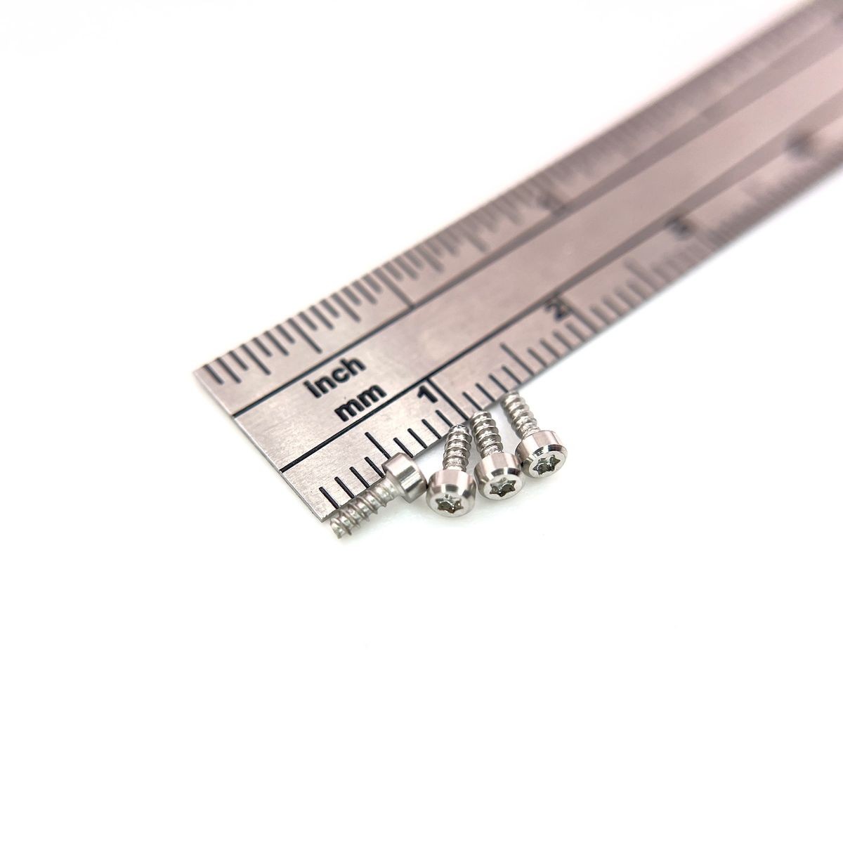 Screw KIT for bezel Garmin Fenix 7X (4 pcs silver) genuine part repair
