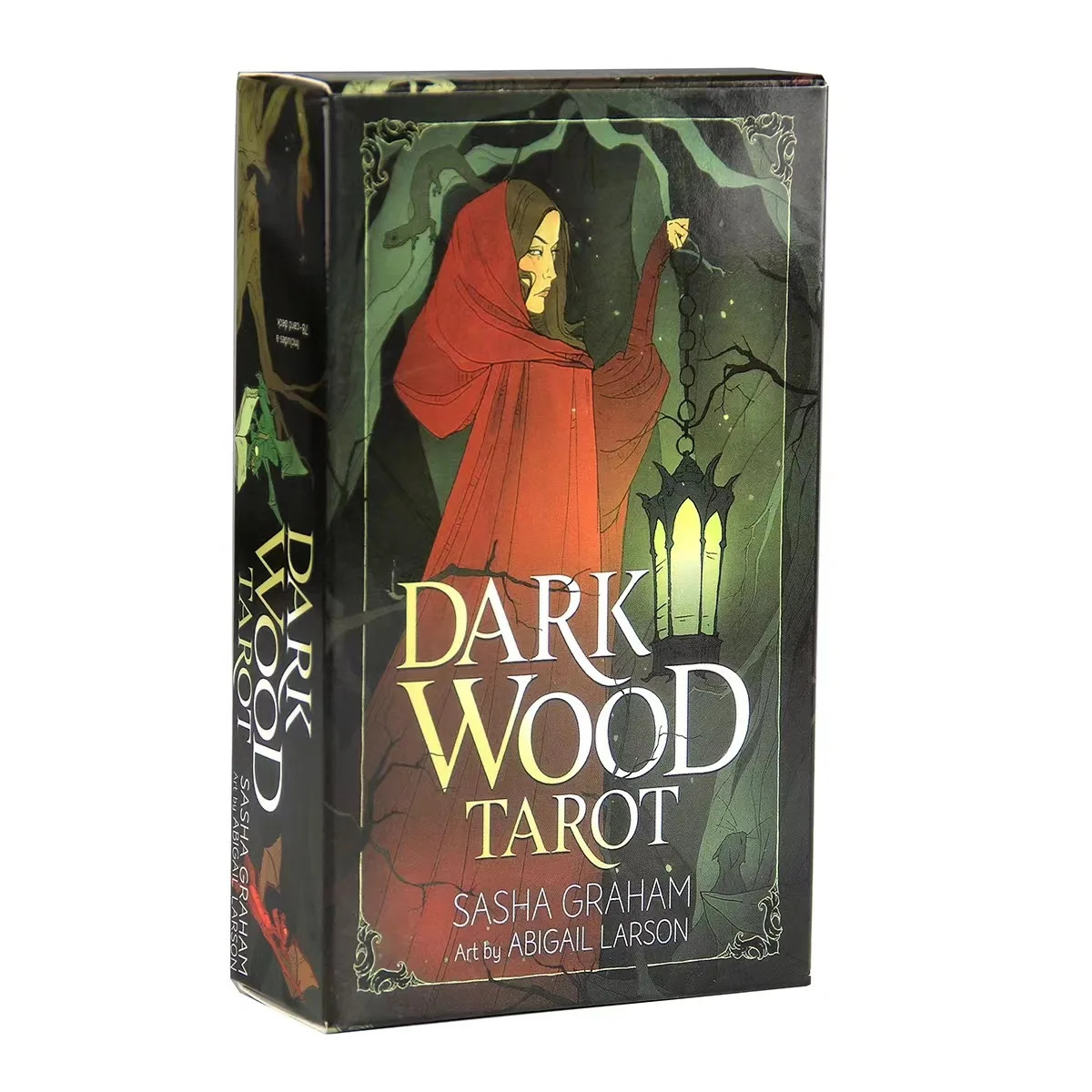 Dark Wood Tarot Deck 78 Card Shadow Work Divination Cards with Guidebook