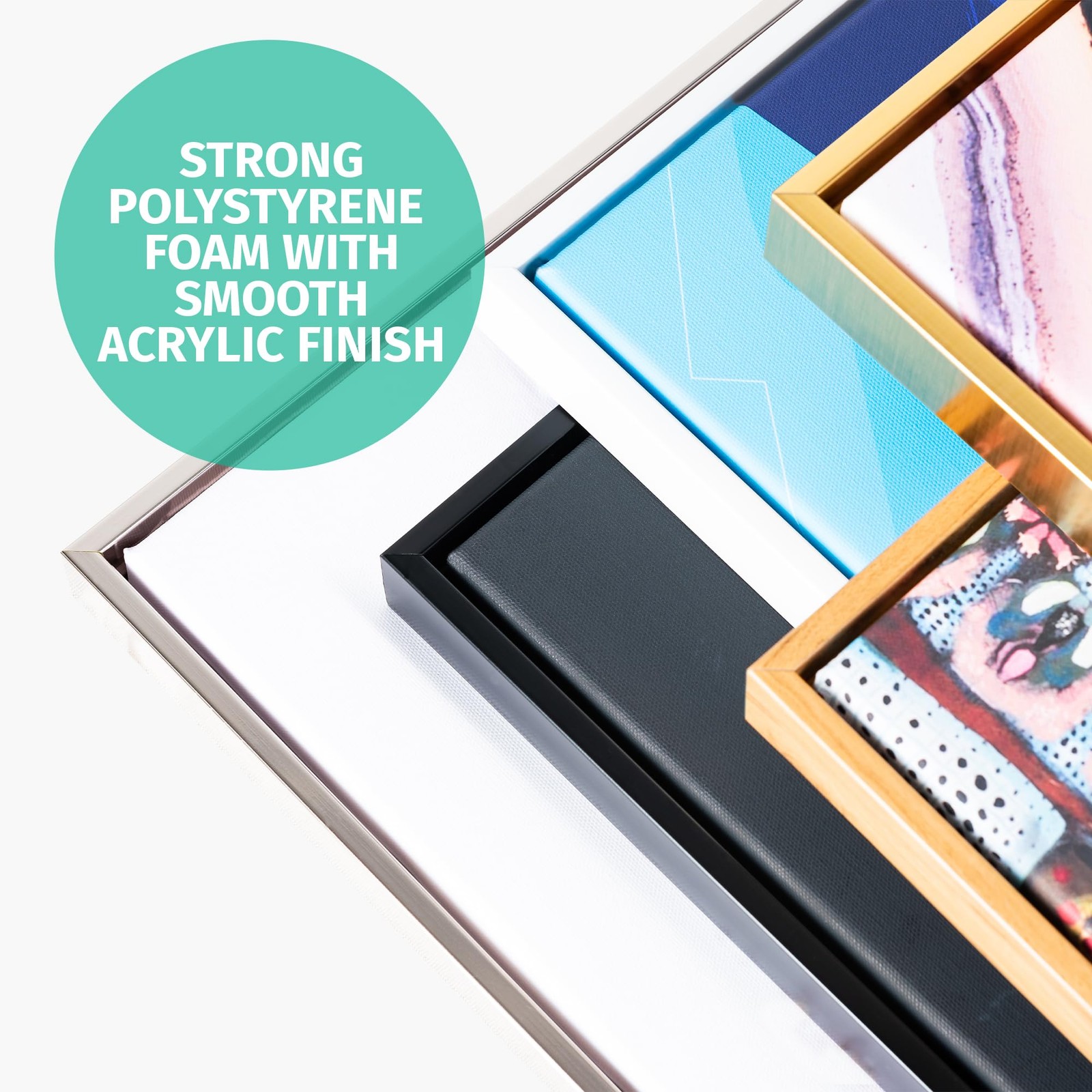 Pixy Canvas Floater Frame 18×24 for 0.75″ Deep Canvas Paintings & Prints