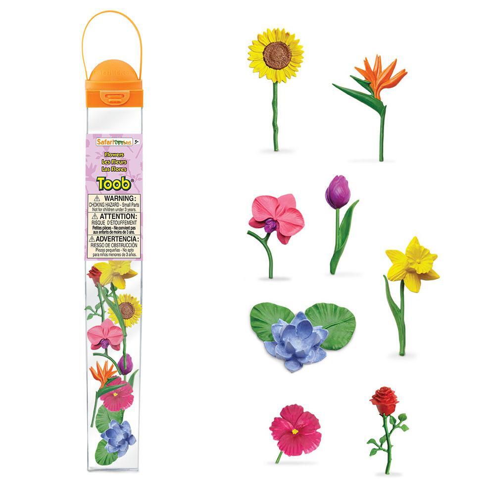 Safari Ltd Flowers TOOB® Miniature Toy Figurine Set for Kids