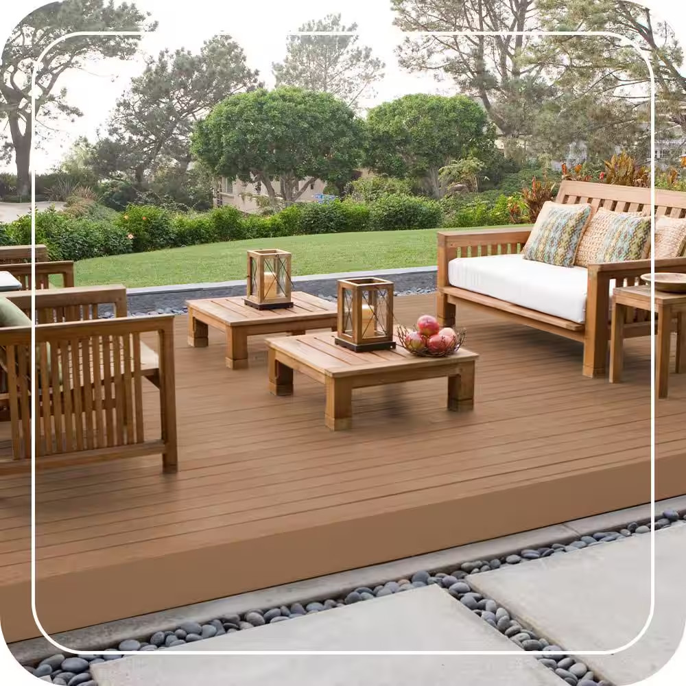 5 Gal. #SC-146 Cedar Smooth Solid Color Exterior Wood and Concrete Coating