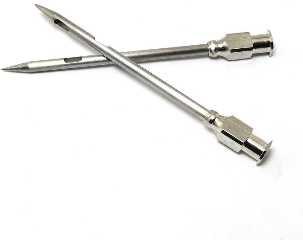 4pcs Injector Needle for Barbecue, Stainless Steel Marinade Turkey BBQ Meat…