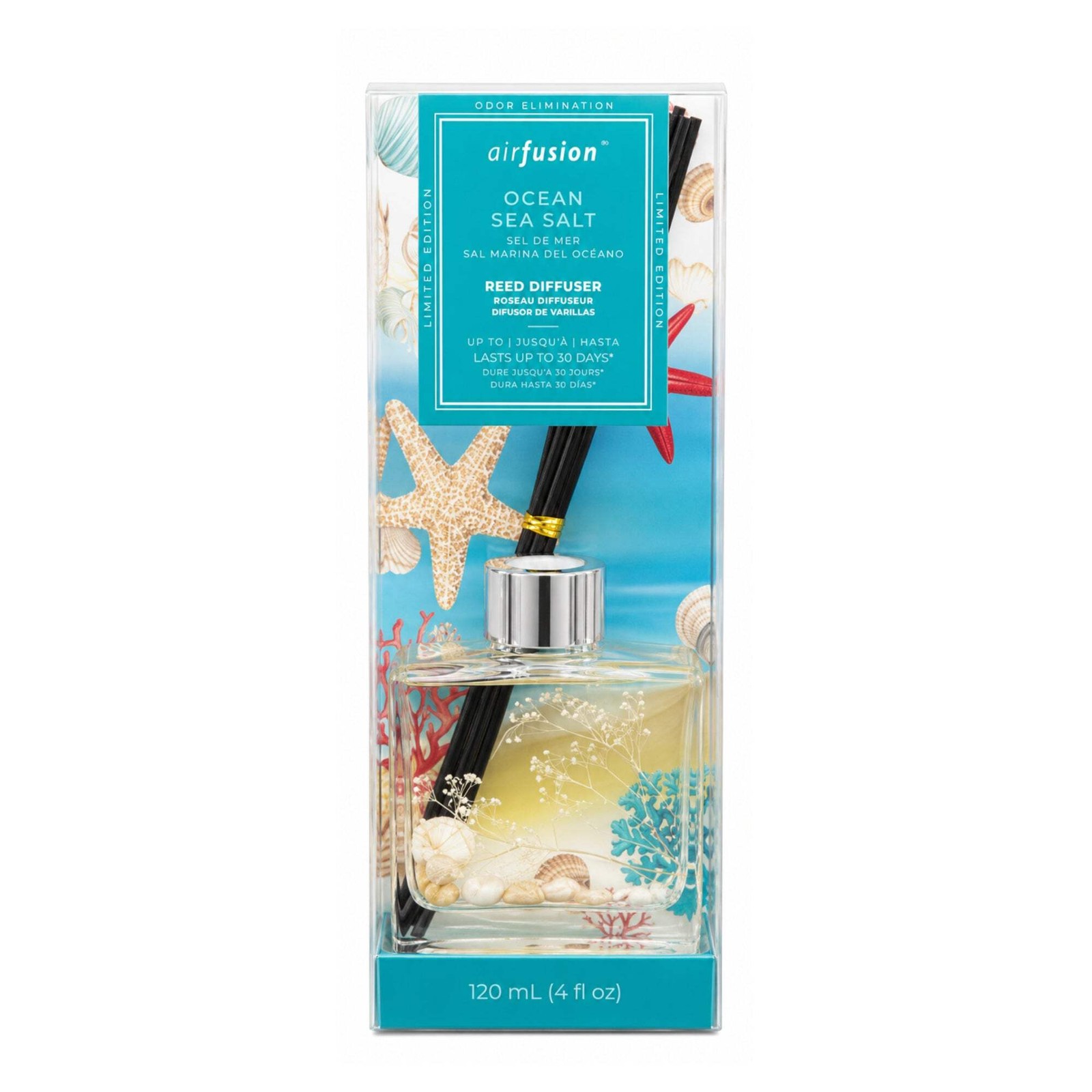 4oz Ocean Sea Salt Reed Diffuser Home Fragrance Oil Reeds