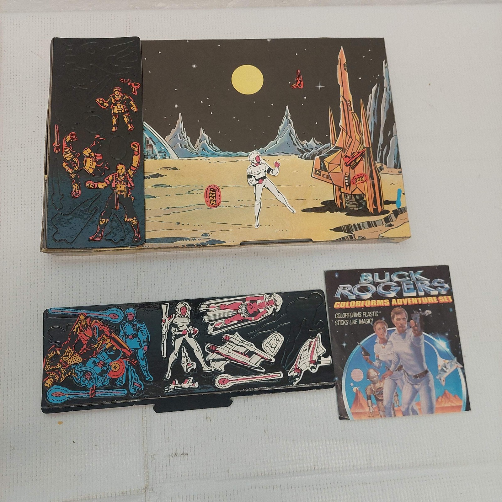 Vintage Buck Rogers Colorforms Adventure Set