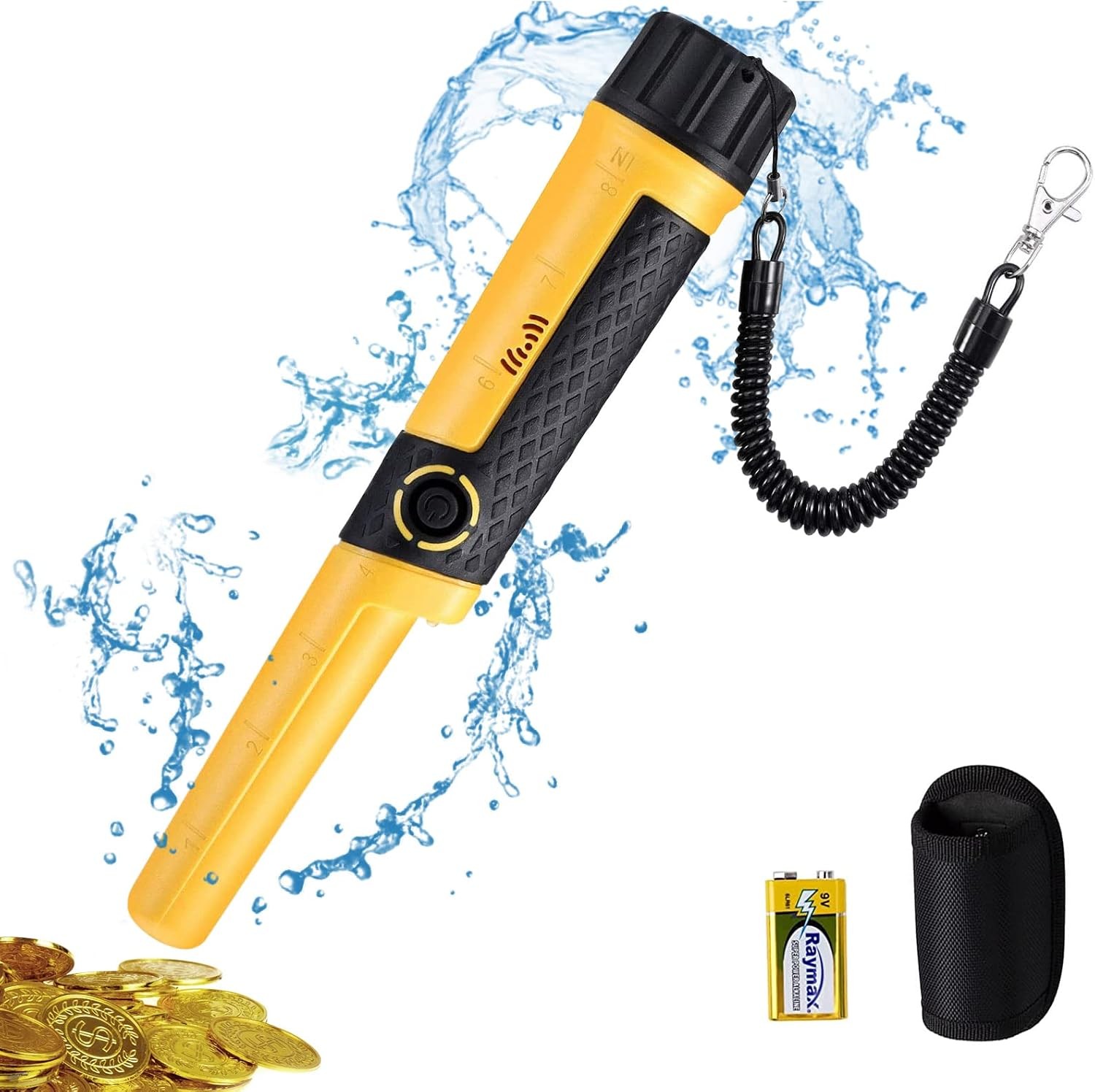 Pinpointer Metal Detector, IP68 Waterproof Handheld Pin Pointer