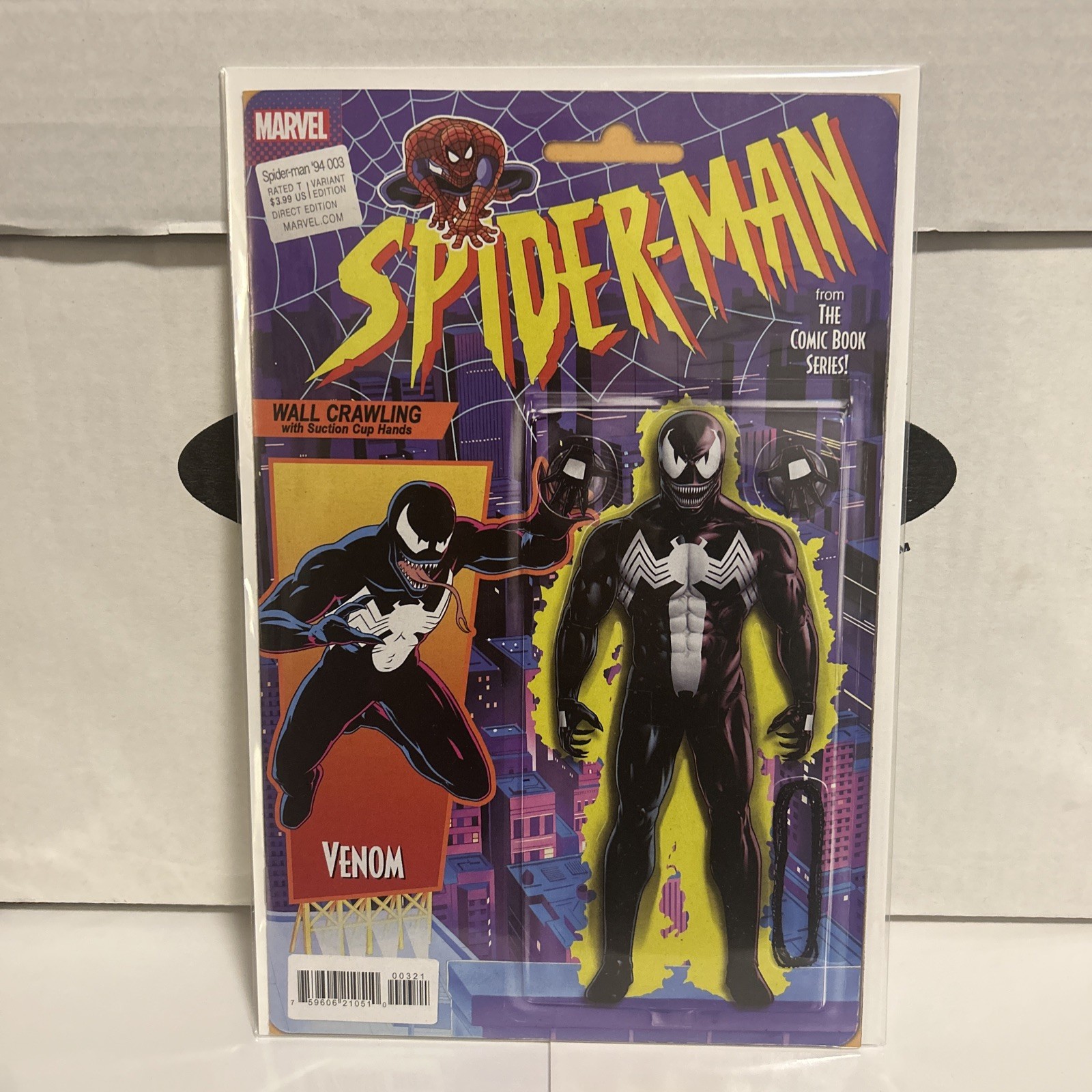 Spider-Man ’94 #3 – JTC Action Figure Variant (Marvel Comics 2025)