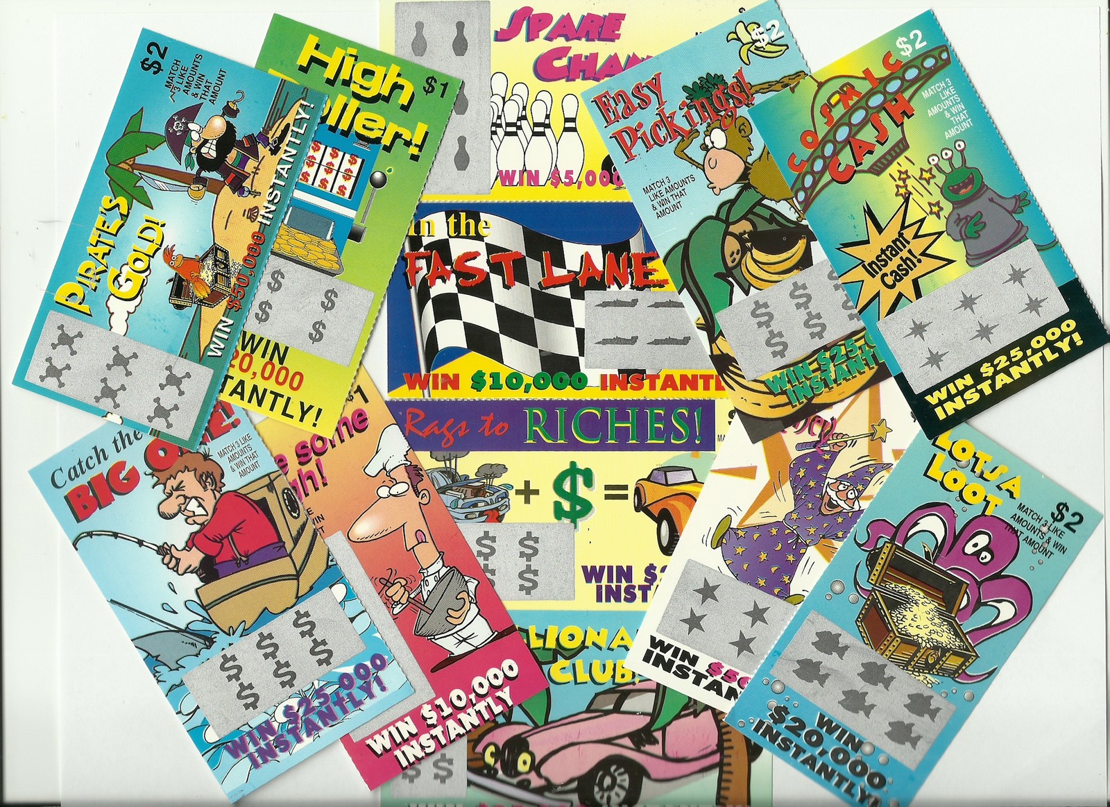 24 FaKe GaG JoKe PrAnK LoTTo LoTTeRy TiCkEtS Special Price $7.79 *FREE Shipping