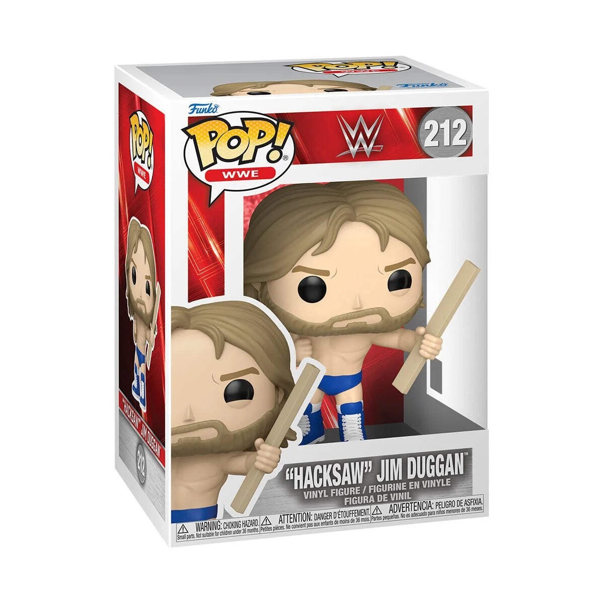 WWE Hacksaw Jim Duggan Funko Pop! Vinyl Figure #212