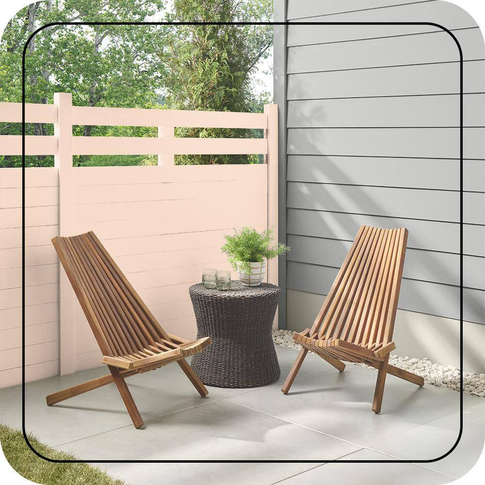 5 Gal. #M210-2 Paper Heart Solid Color House and Fence Exterior Wood Stain