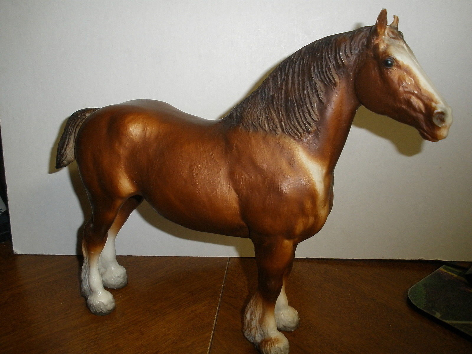 Breyer Horse brown with white nose & feet