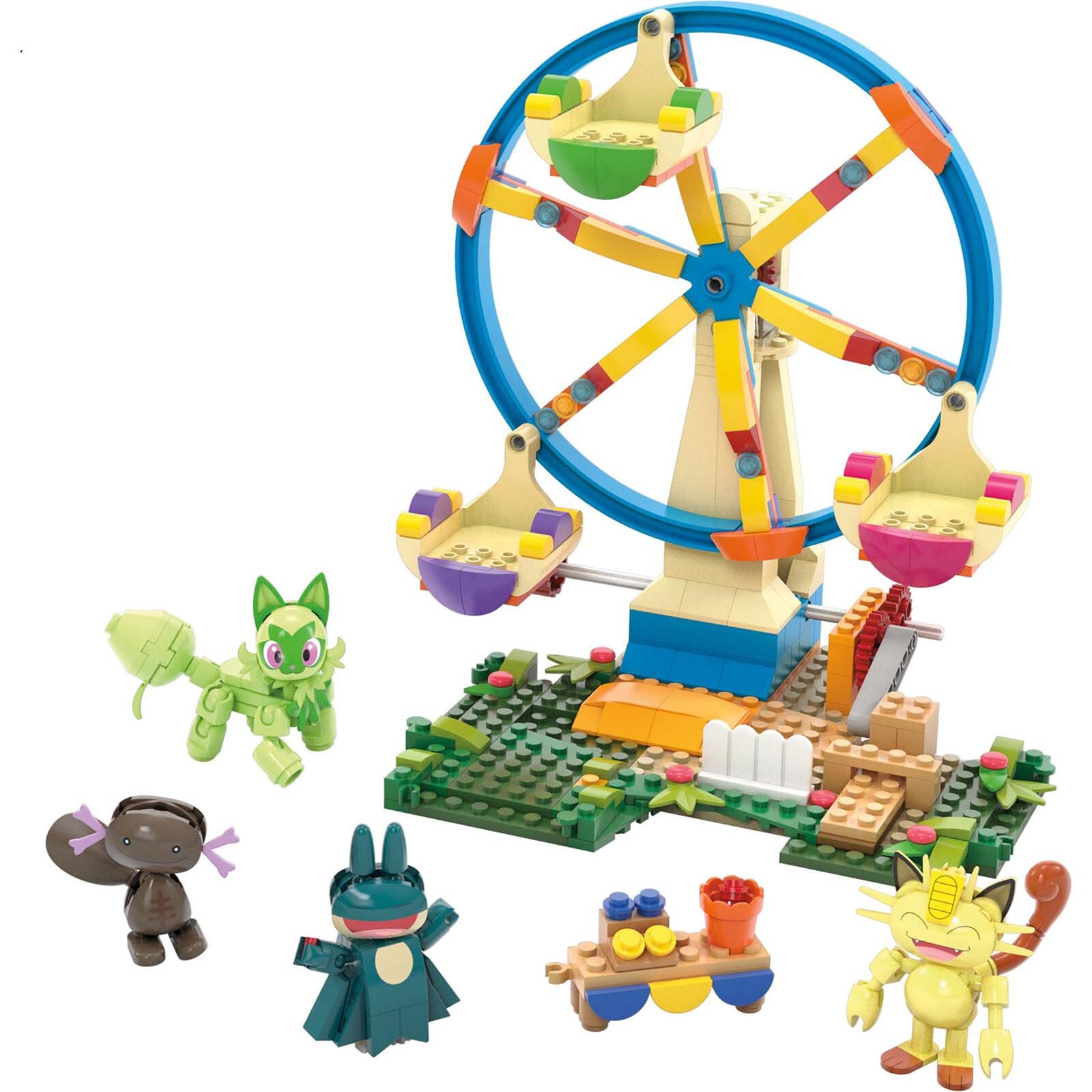 Mega Pokemon Ferris Wheel Fun Building Set NEW