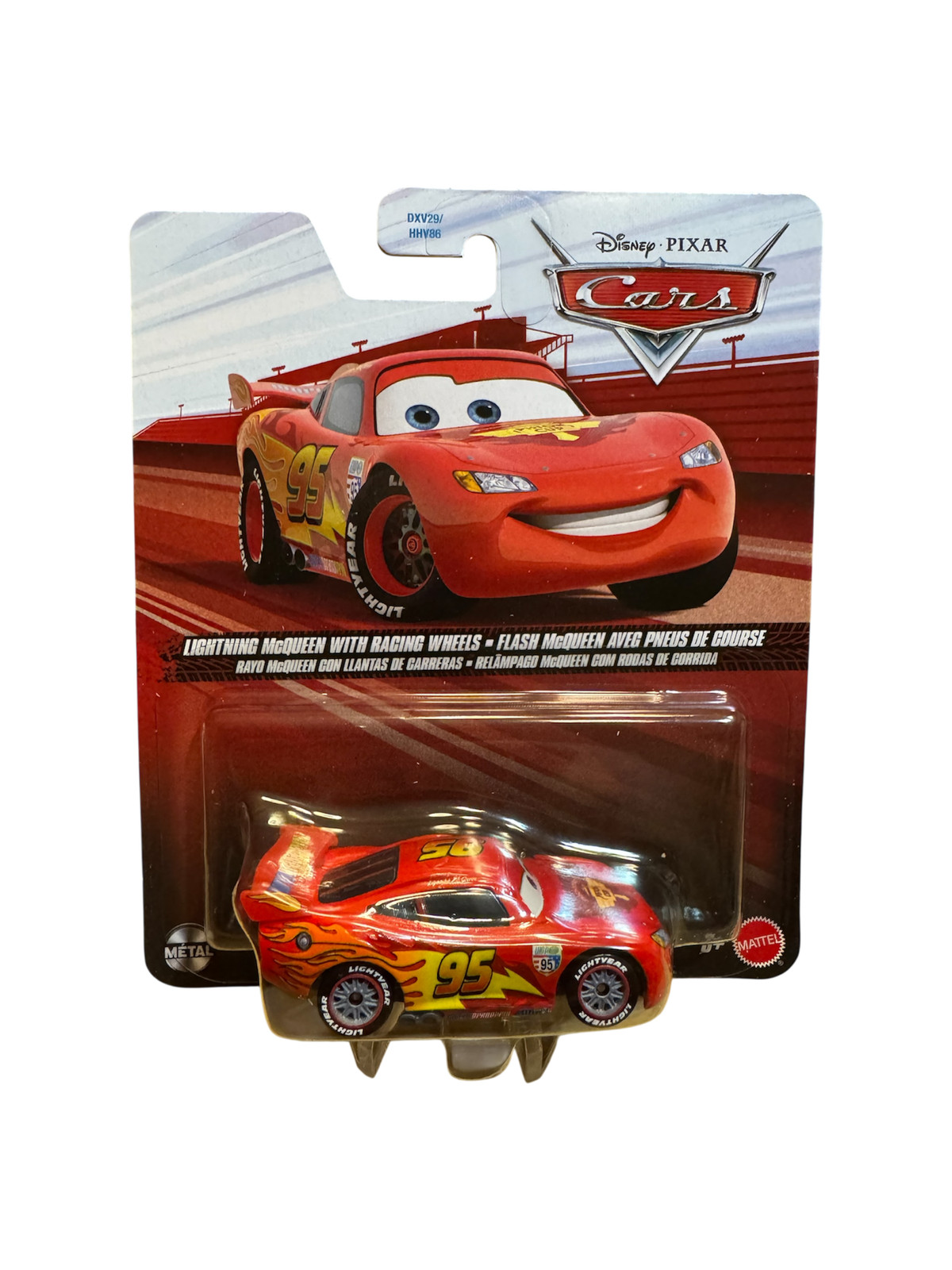 Mattel – Cars Character Cars – Lightning McQueen with Racing Wheels