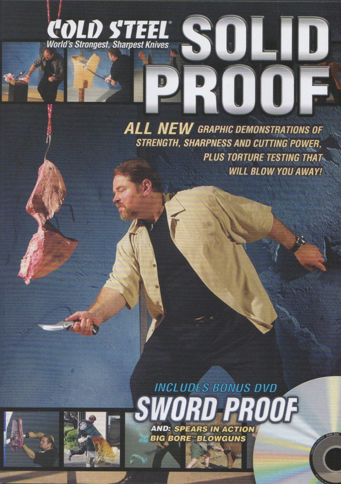 Cold Steel Knives Solid Proof Instructional DVD – – Good – See condition not…