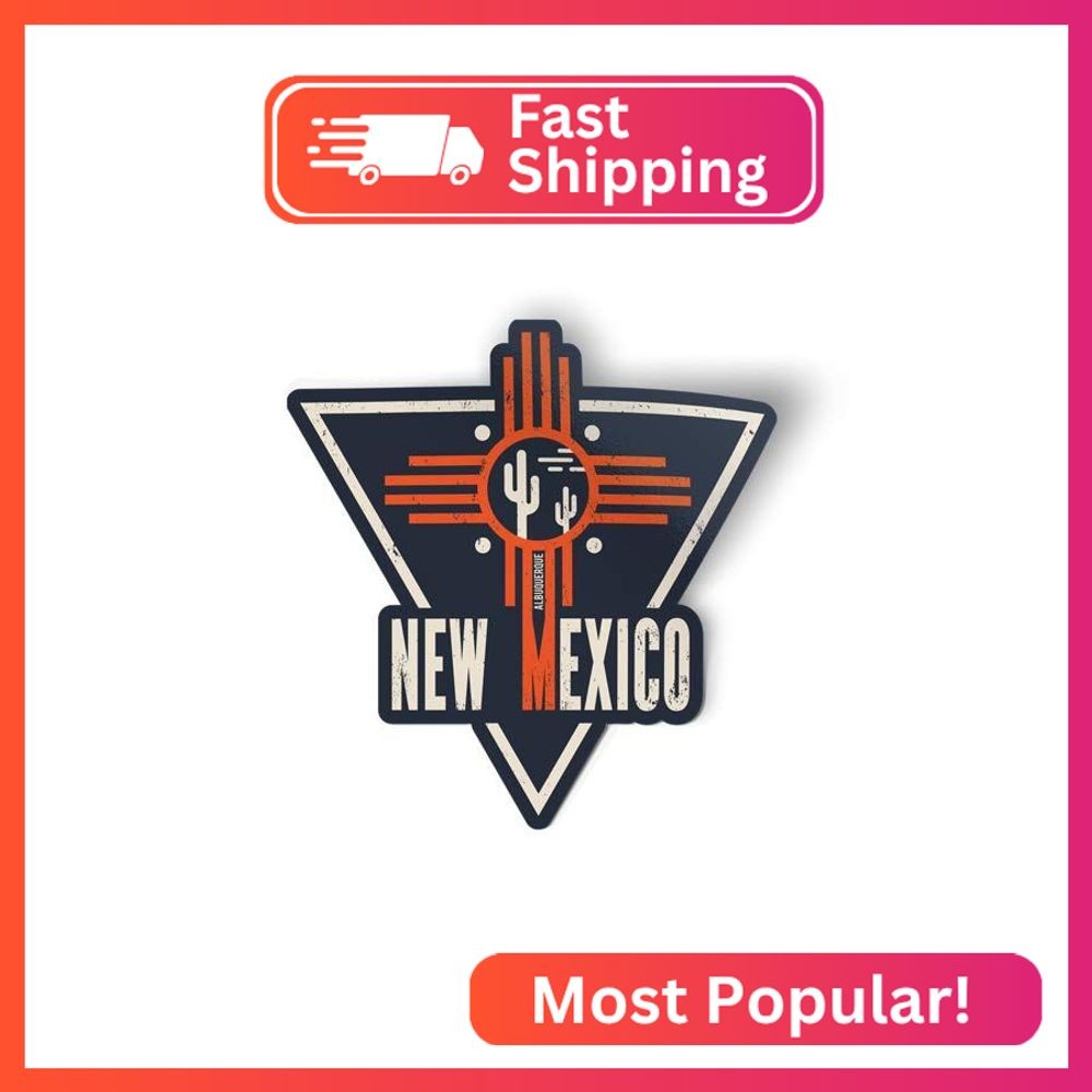 New Mexico Vinyl Sticker Decal, 4 inch