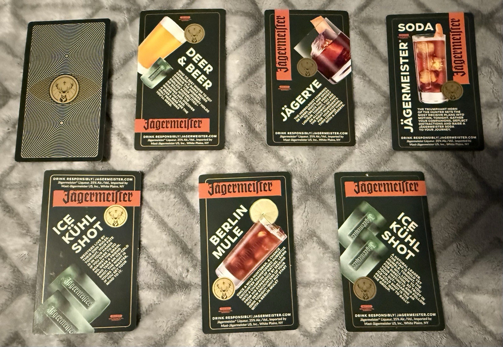 Jagermeister Divine the Darke Tarot Card Deck Branded Tarot Cards for Readings