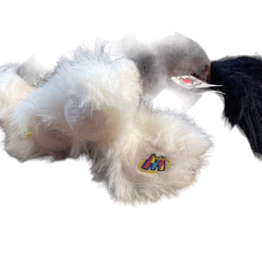 Ganz Webkinz Clydesdale Horse, Black & Brown with Shaggy White Feet -No Code, Co