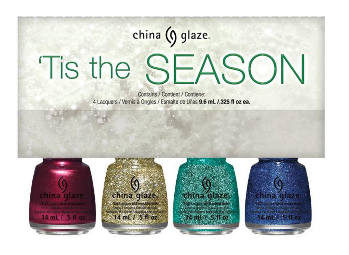 China Glaze Nail lacquer Mini Tis the Season Collection