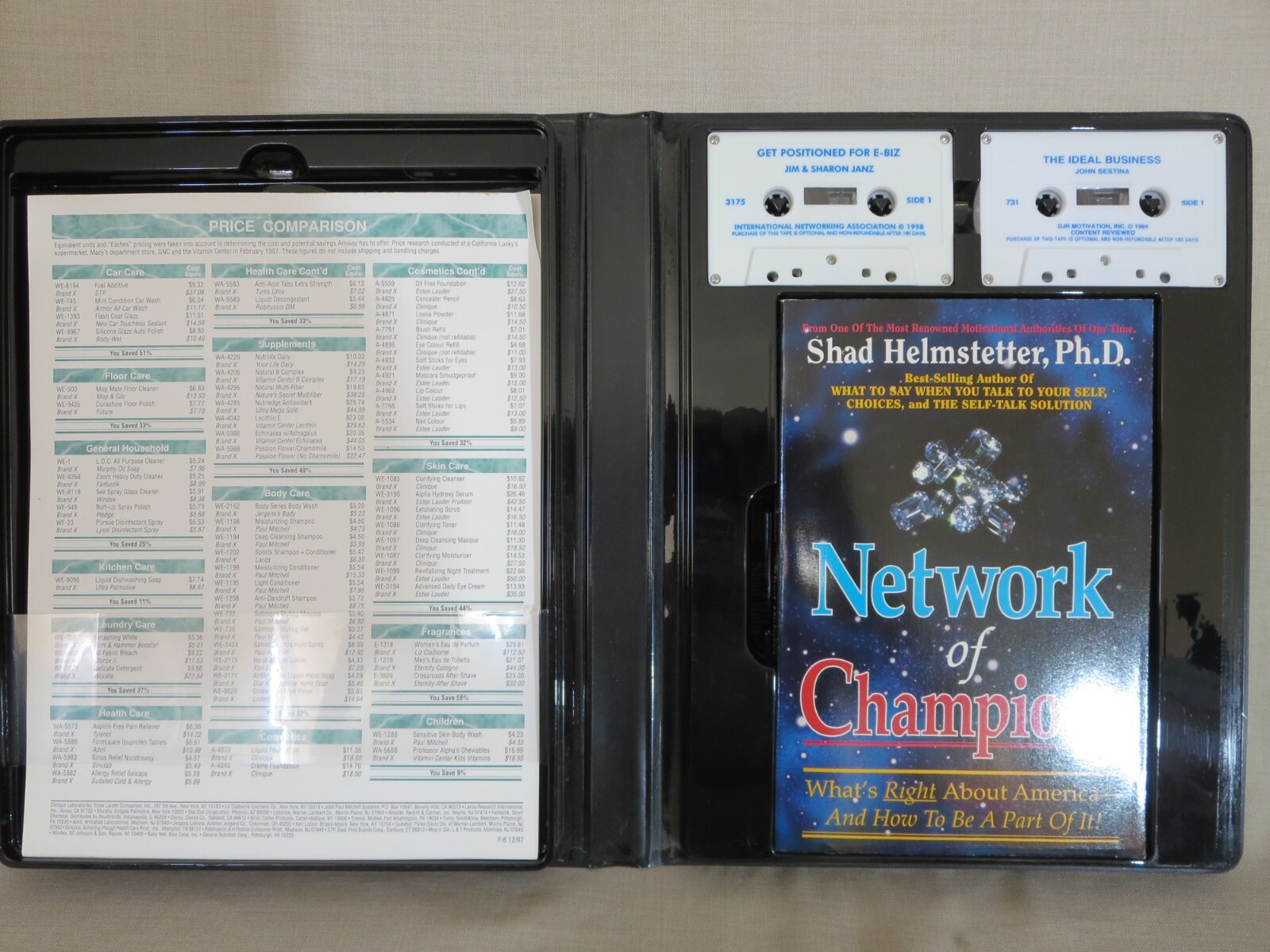 Rare INA Electronic Commerce Business Preview Portfolio Jim Floor Quixtar Amway