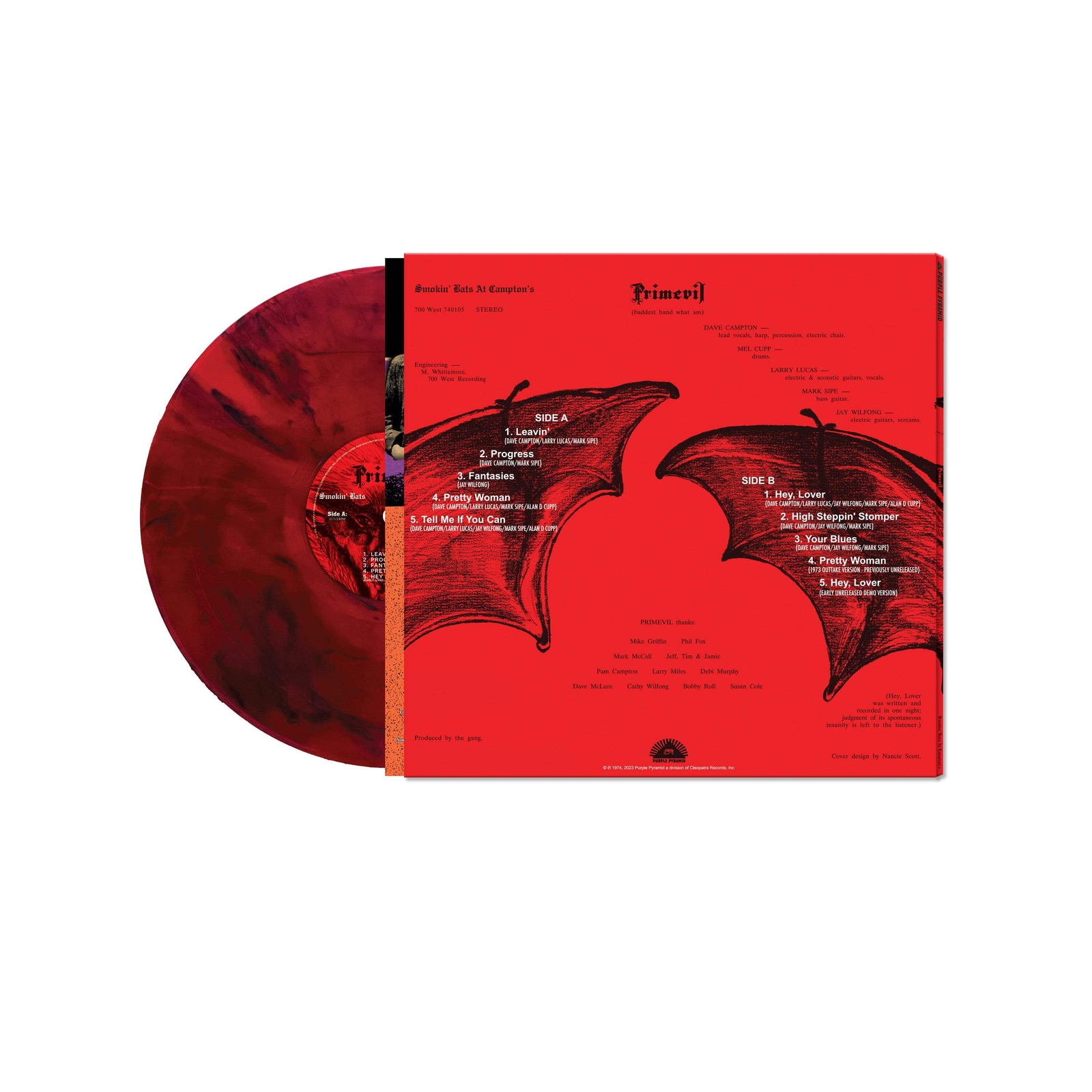 Primevil – Smokin’ Bats At Campton’s (Red Marble Vinyl)