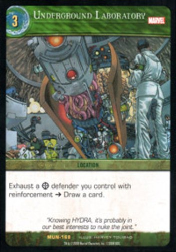 Underground Laboratory – Foil Played VS: Marvel Universe