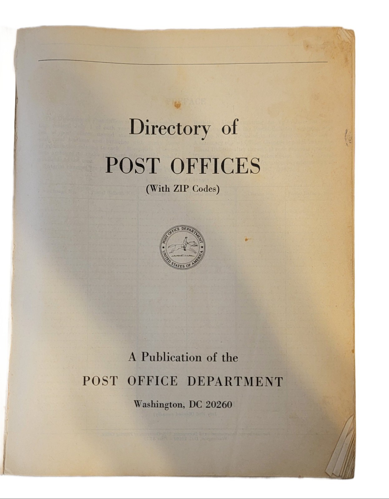 2 VTG Zip Code Directory of Houston Area 1/1981 + Directory of Post Offices 1968