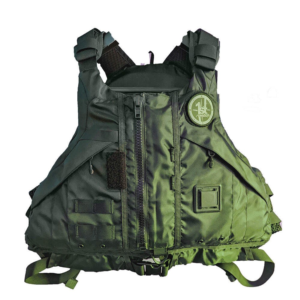 First Watch AV-1000 Kayak Style Duty PFD – Green – M/L [AV-1000-GN-M/L]