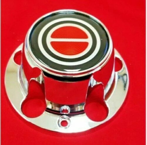 1 pc 1980-96 AFTER MARKET FORD F150 BRONCO VAN Chrome Wheel Hub Center Caps RED