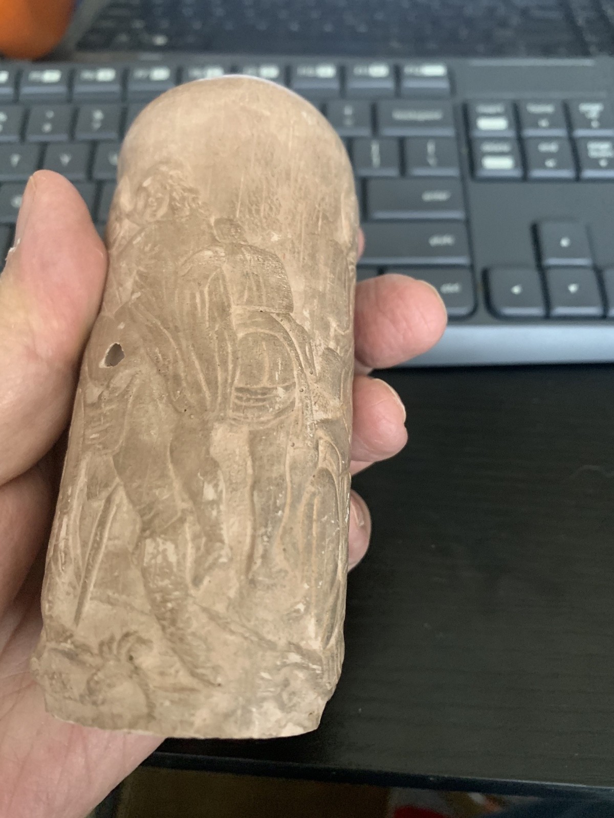 Modern Replica Kama Sutra / Mesopotamian Inspired Erotic Clay Art ~ paperweight