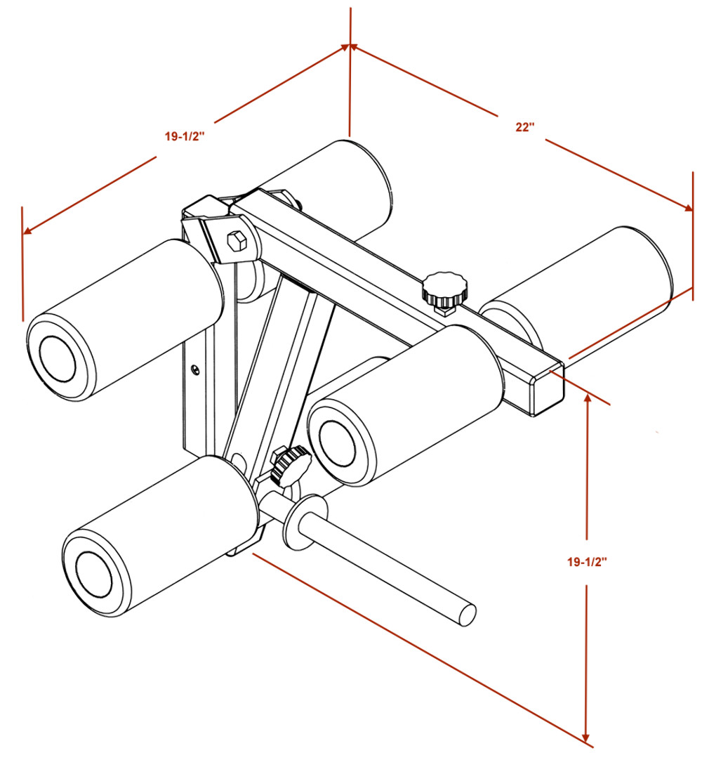 Deltech Fitness Deluxe Leg Developer (DF106)
