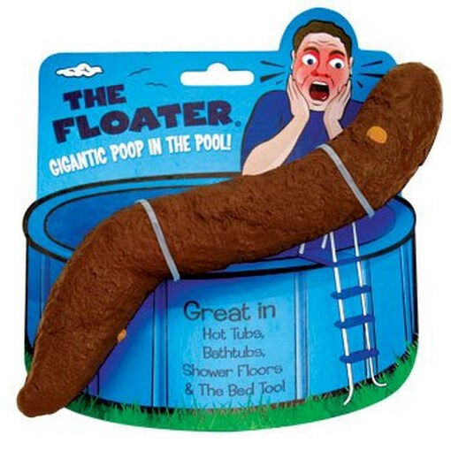 1 Huge 10 inch Floating Poop – Fake Turd for Pool Hot Tub – Gag Gift Joke Prank