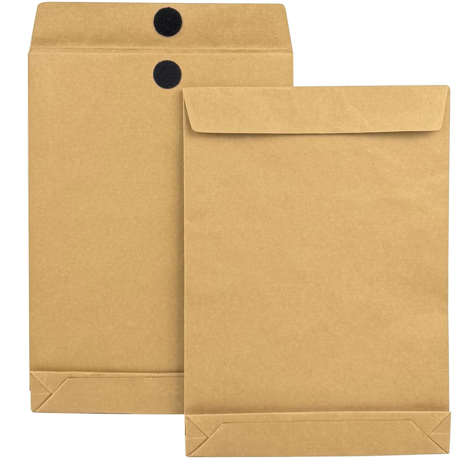 Neehows 25 Pack Expandable Large Kraft Envelopes, 9.3″ x 13″ Big Mailing Envelop