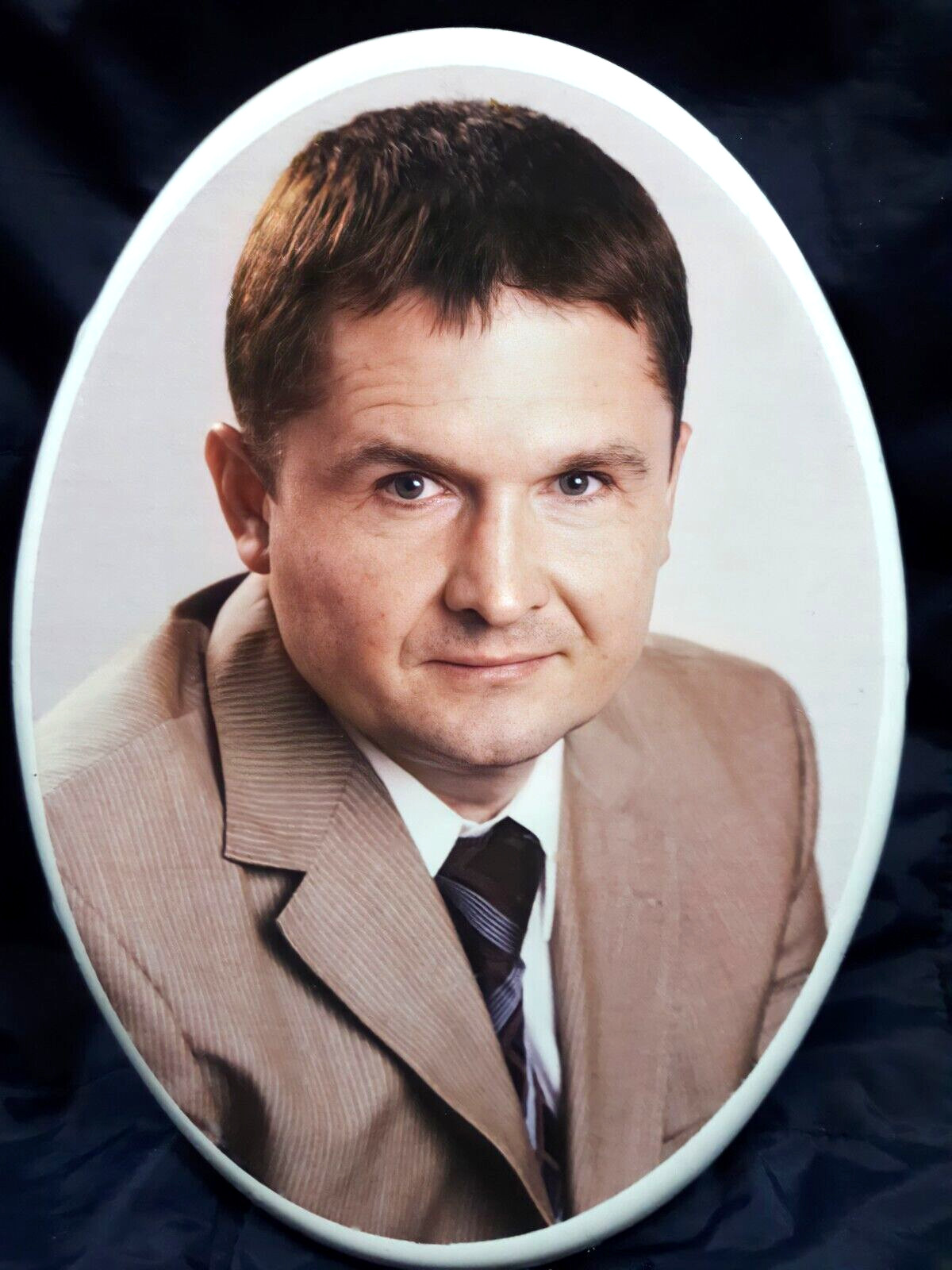 5х7cm Memorial Photo Plaque Memorial Picture Personalized Photo for Headstone