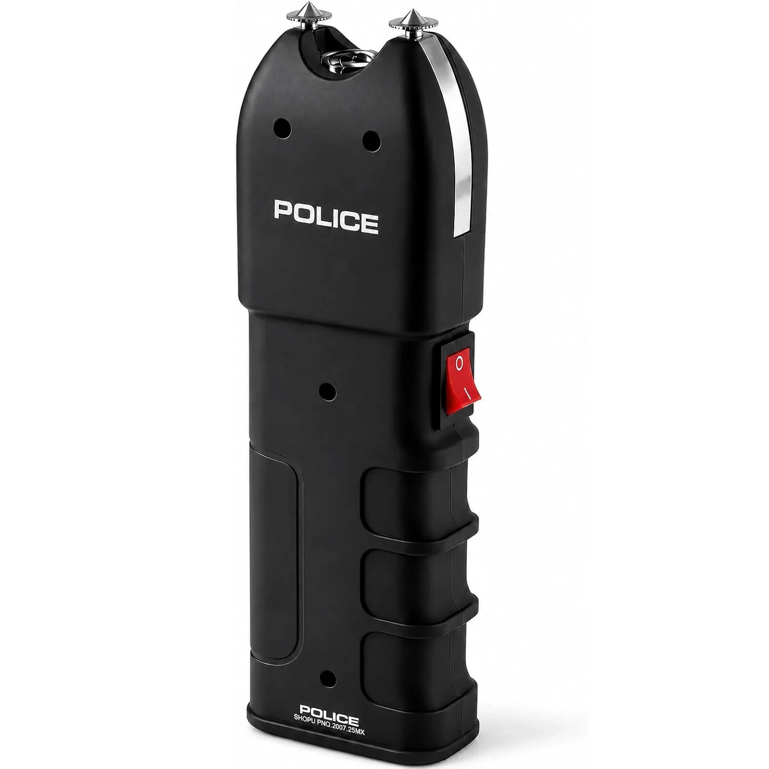 POLICE Stun Gun 928 Heavy Duty Rechargeable LED Flashlight Black