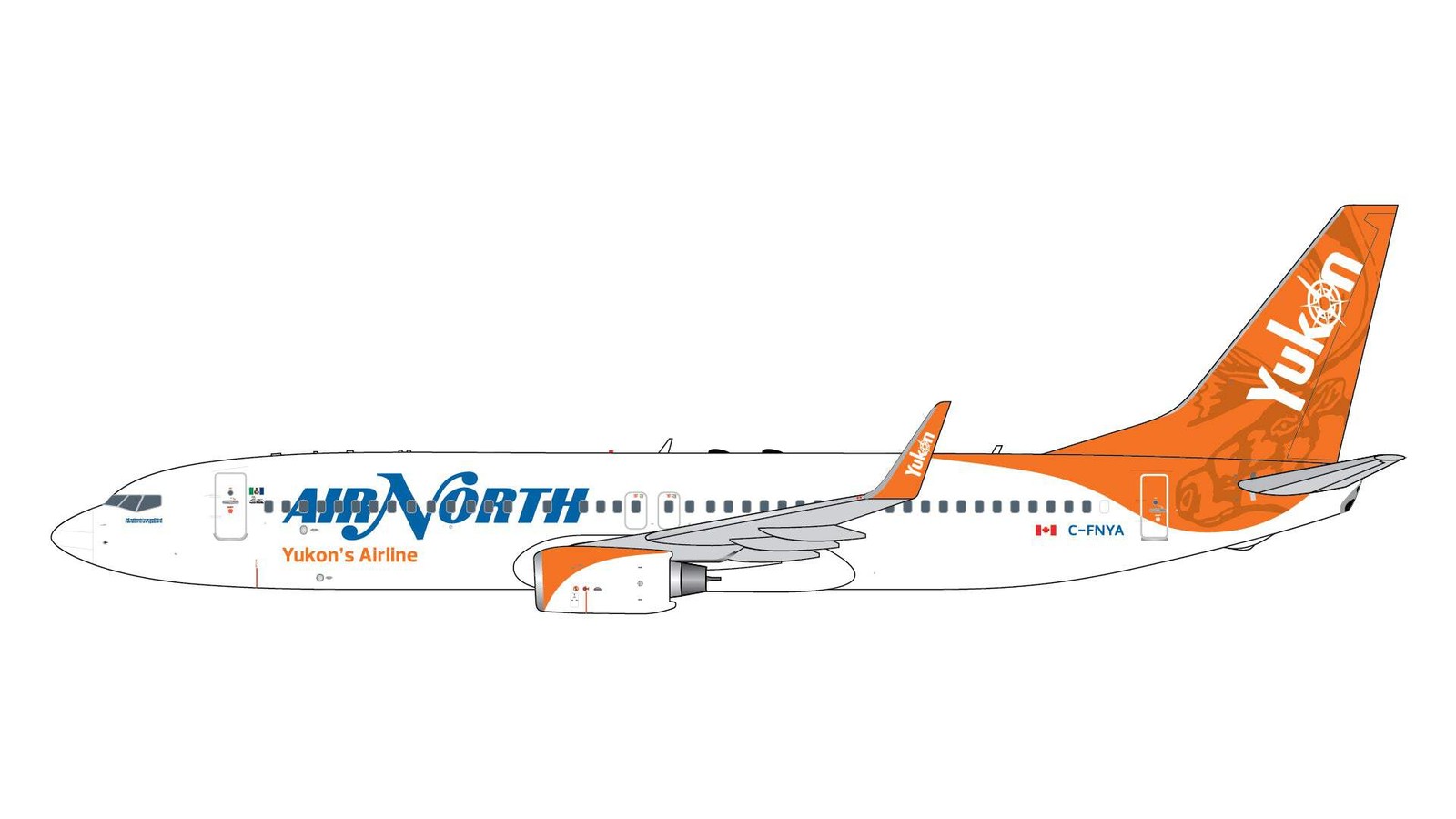 Air North 737-800 C-FNYA Gemini Jets 1:400