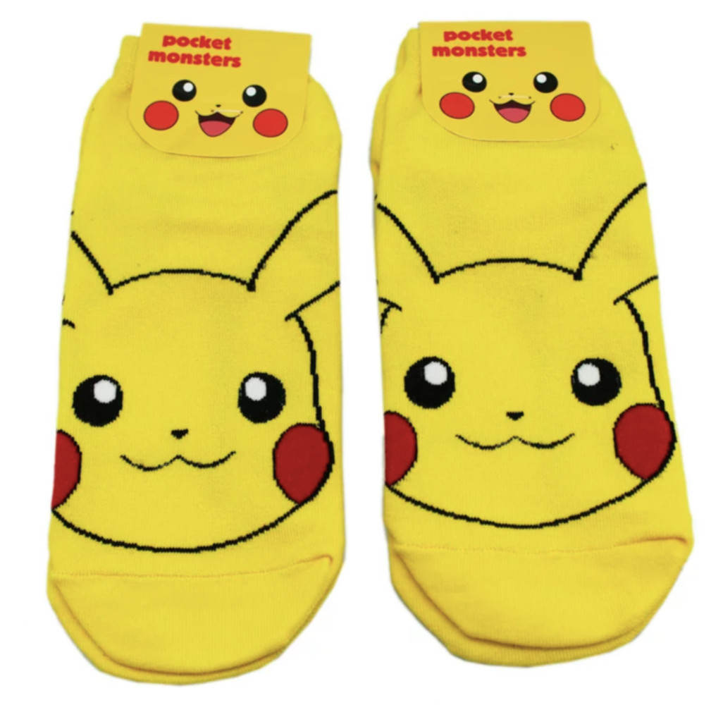 Pokemon Socks Low Cut Gender Neutral Ankle Socks (1 random character)