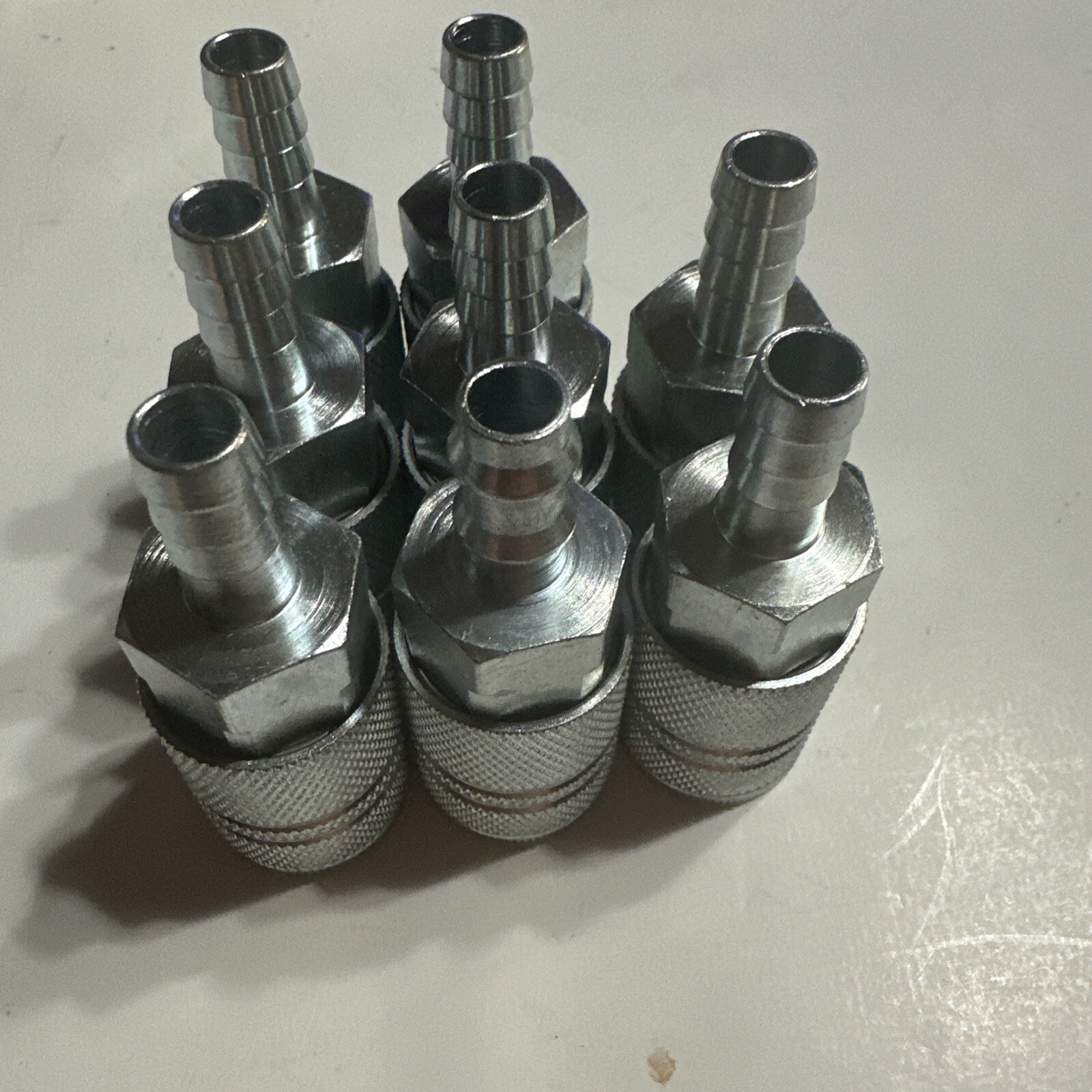 (8) DynaFlo® – 3/8″ Industrial Interchange x 3/8″ Hose Steel Coupler