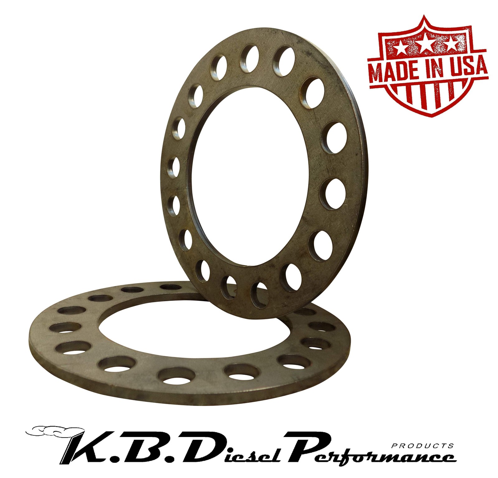 (2) 1/4″ Steel Wheel Spacers for Chevy GMC Dodge Ford 8×6.5 SAE & 8×170 Metric