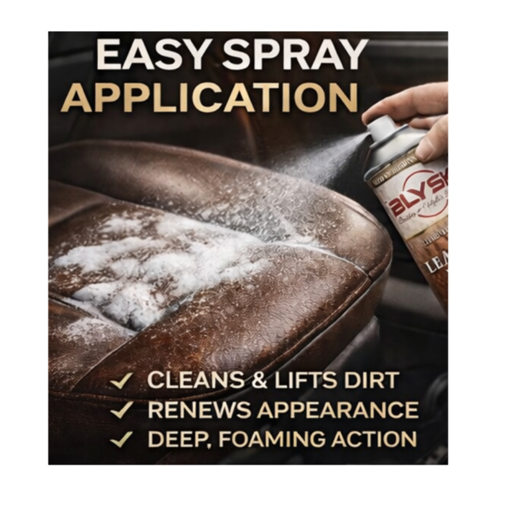 Blysk Leather Mink Cleaner Aerosol 15 oz (R339) – Interior & Upholstery Spray fo