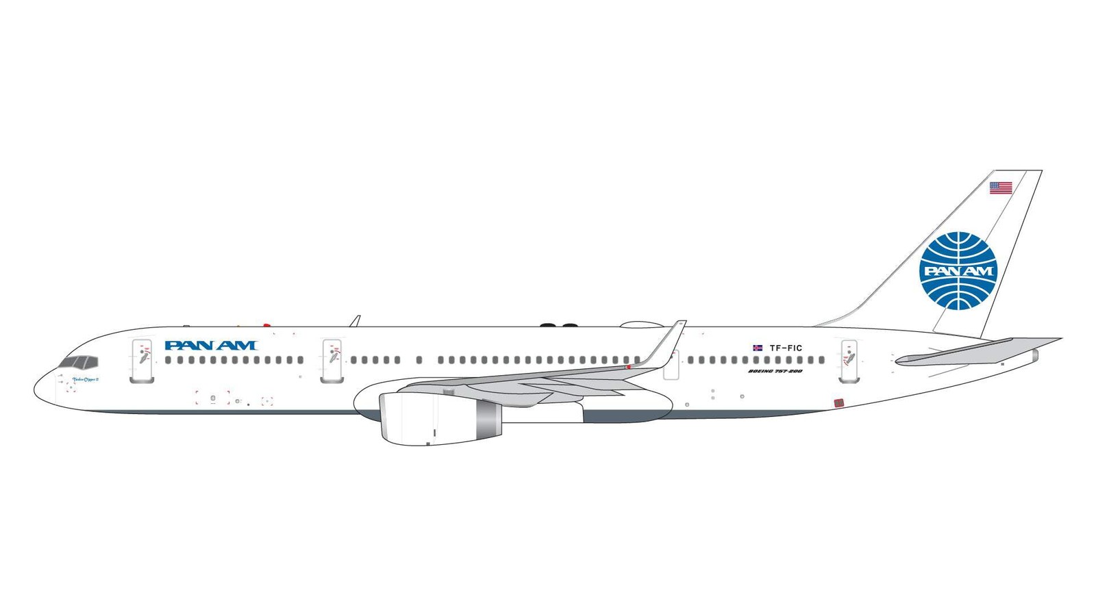 Pan Am 757-200 “Yankee Clipper II” TF-FIC Gemini Jets 1:400