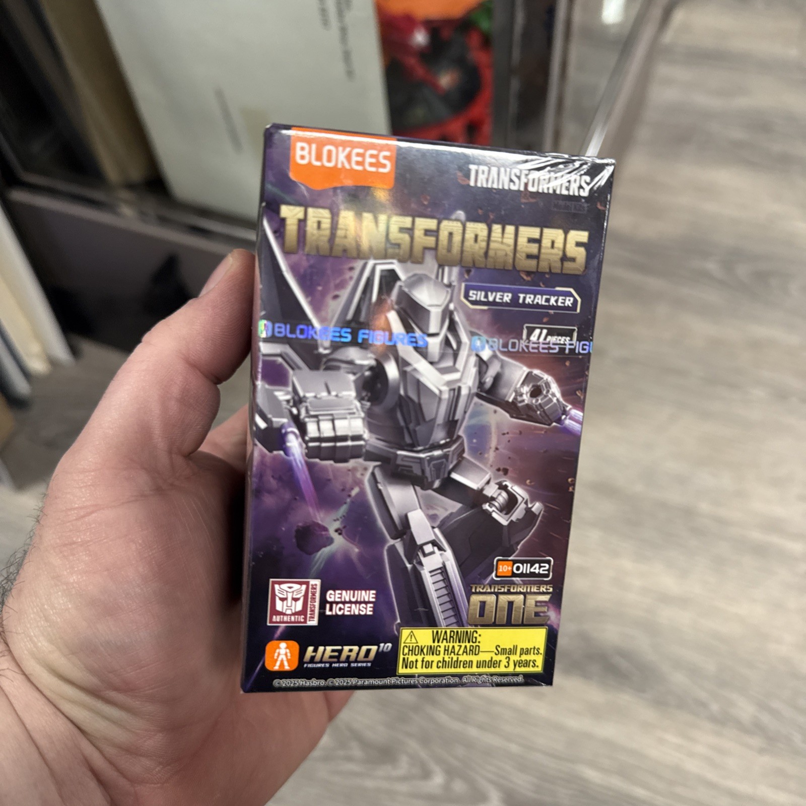 Blokees Transformers Silver Tracker RETAILER INCENTIVE EXCLUSIVE