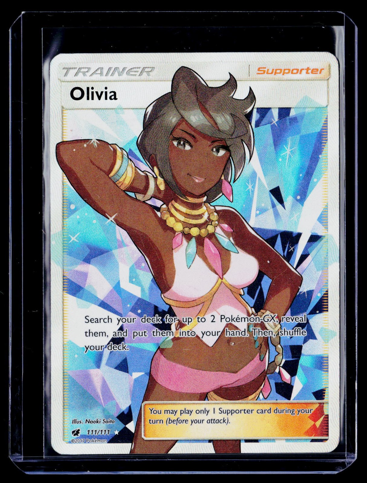 SM – Crimson Invasion #111/111 Olivia (Full Art)