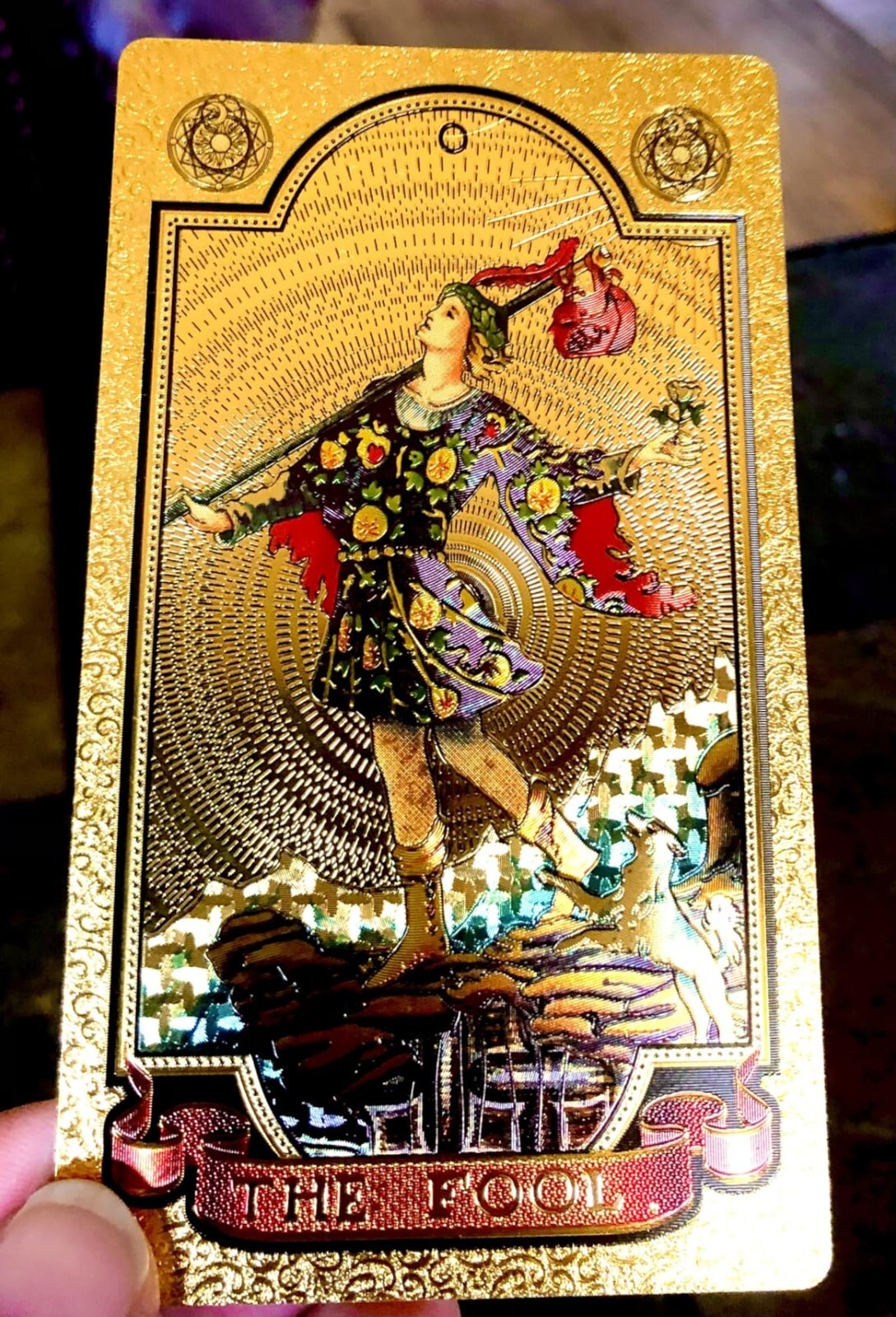 Tarot Cards 78 Luxury Gold foil Tarot Deck with Guide Book Tarot PVC Durable