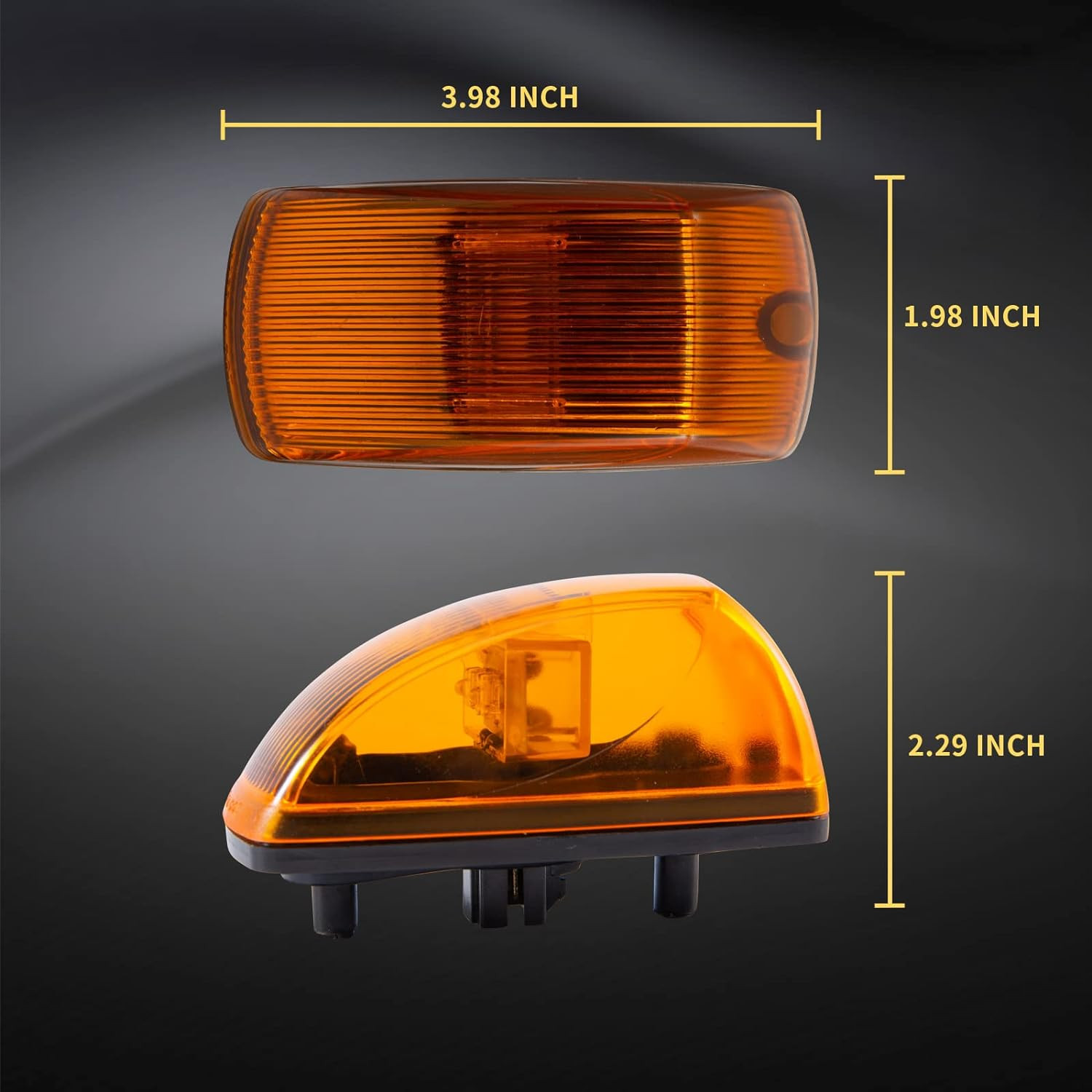 5PCS LED Cab Roof Marker Lights for Freightliner M2 106 2002-Up M2 112 2003-Up