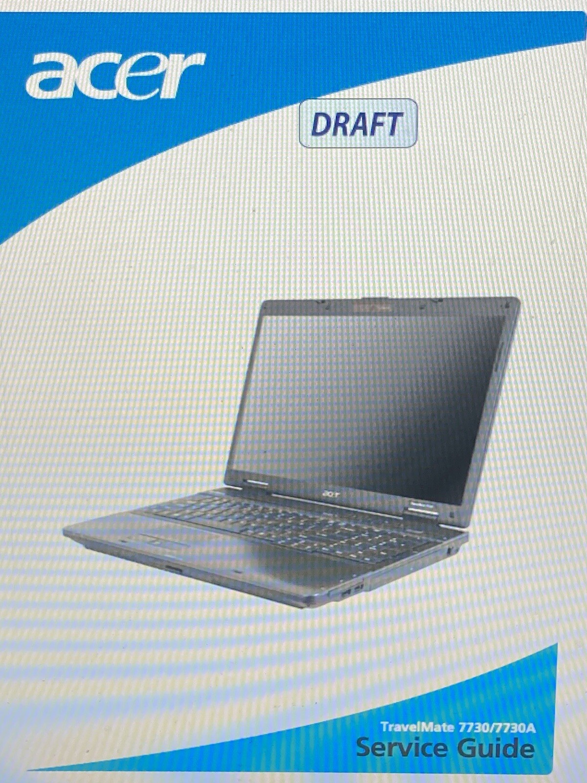 Acer Travelmate 7730 7730a Service Manual Digital