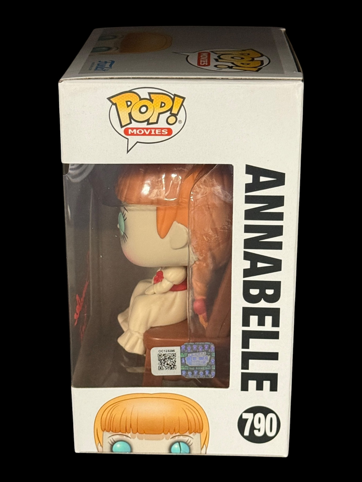 Samara Lee signed Annabelle Comes Home Annabelle Funko Pop! 790 Red