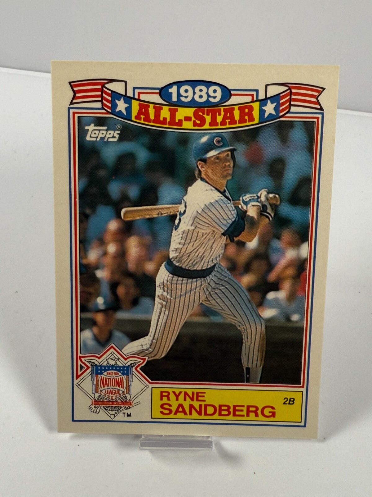 1990 Topps – Rack Pack Glossy All-Stars #3 – Ryne Sandberg