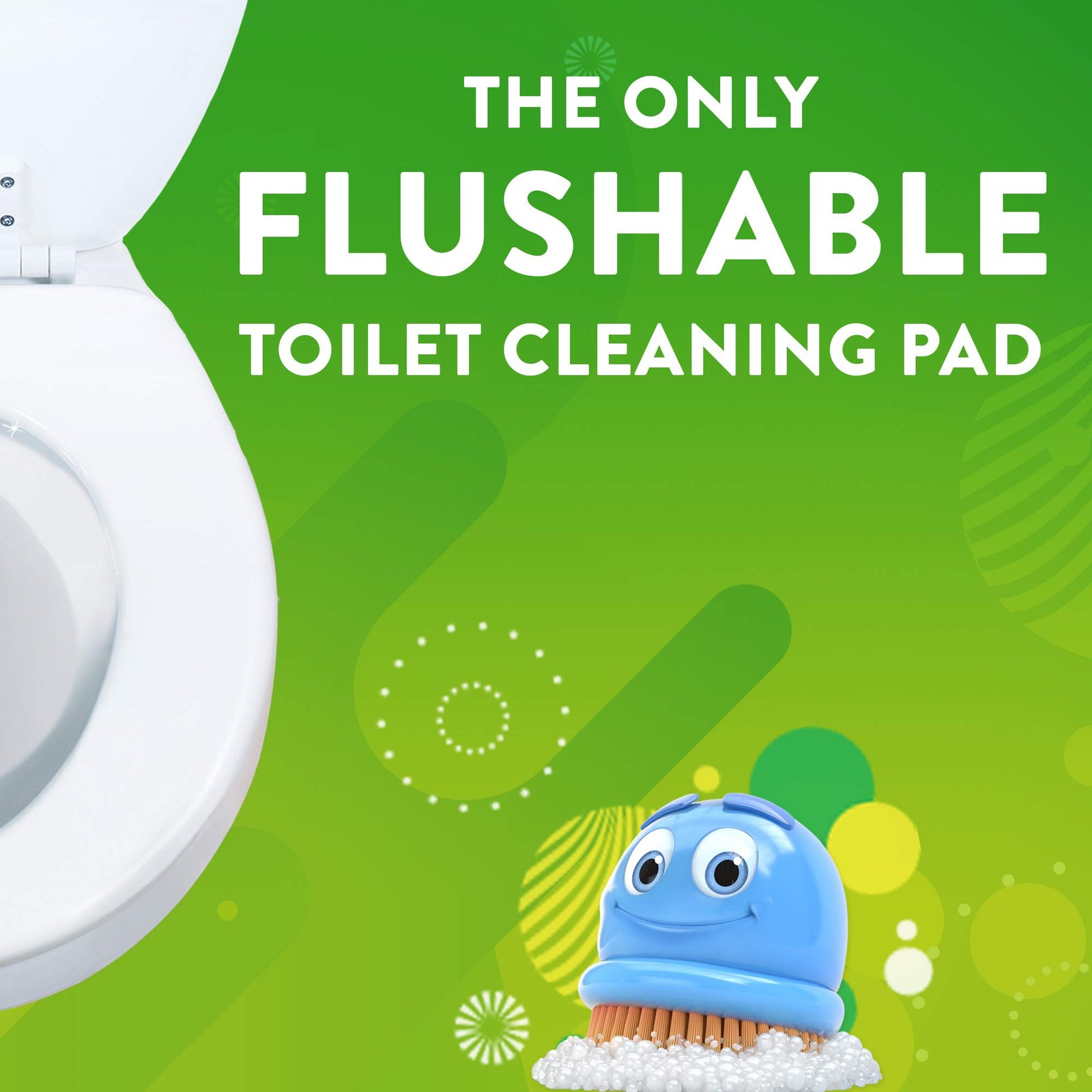 Scrubbing Bubbles Toilet Bowl Wand Cleaner 8 Count (Pack of 1), White