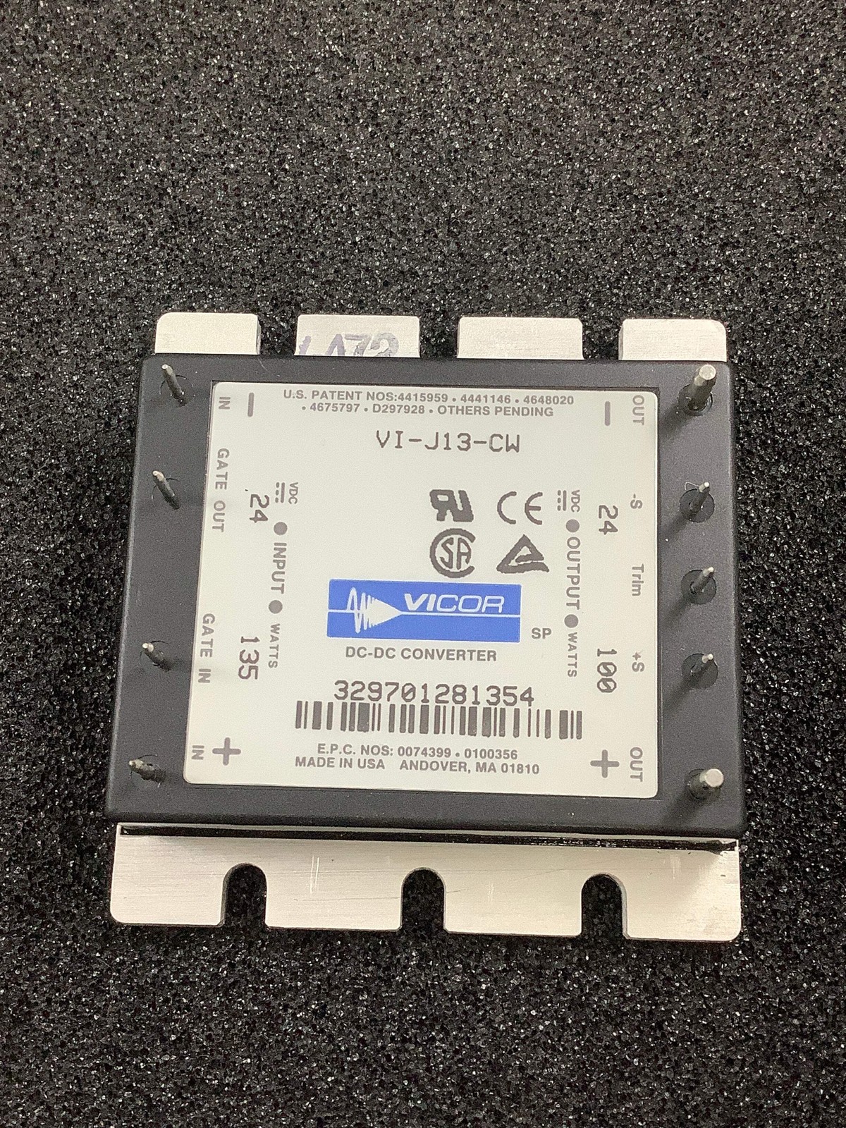 VI-J13-CW – VICOR – DC-DC Converter Input 24V(21-32) Output 24V-100Watt